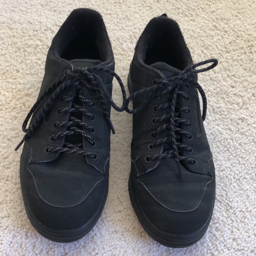 ADIDAS mens ADITECH black sneakers